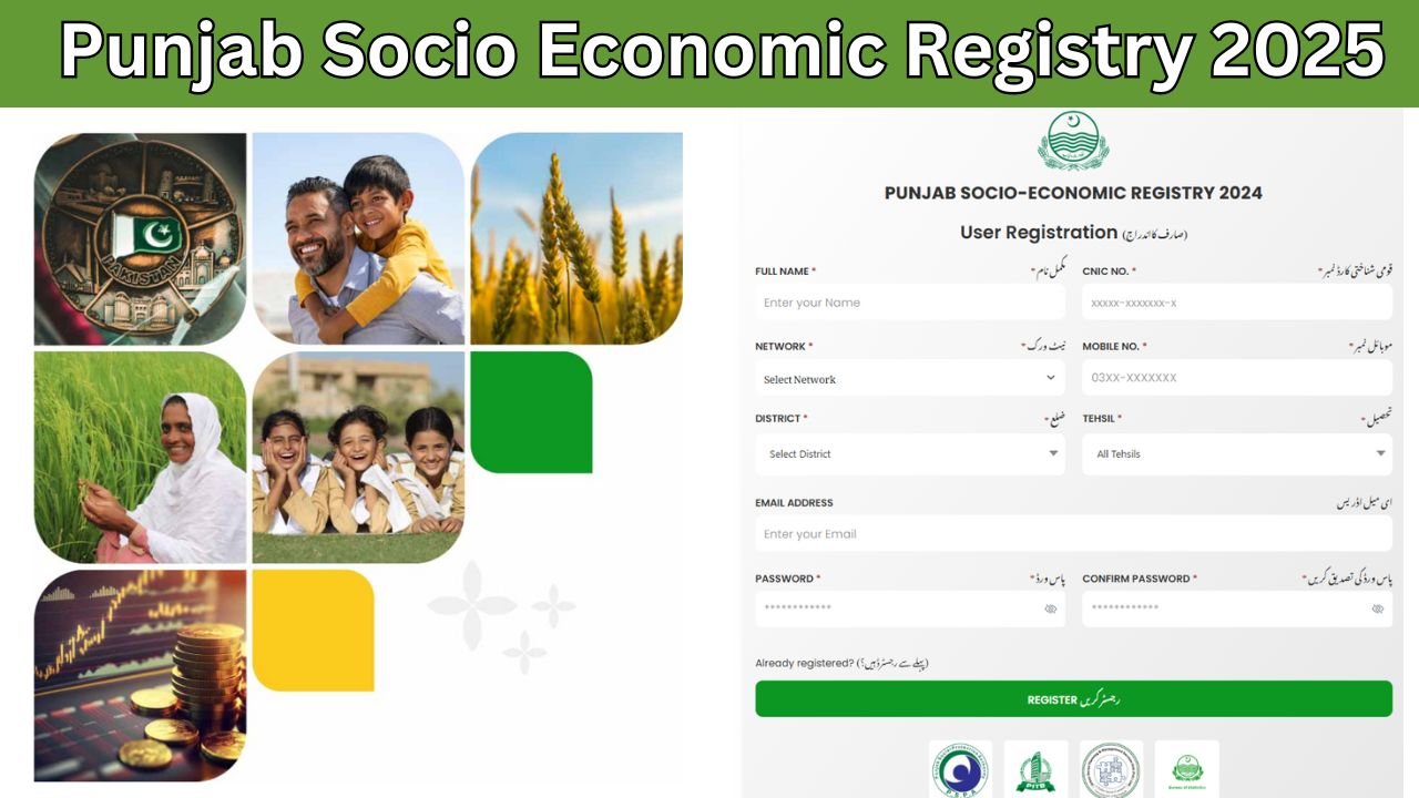 Punjab Socio Economic Registry 2025 [PSER Portal Online]