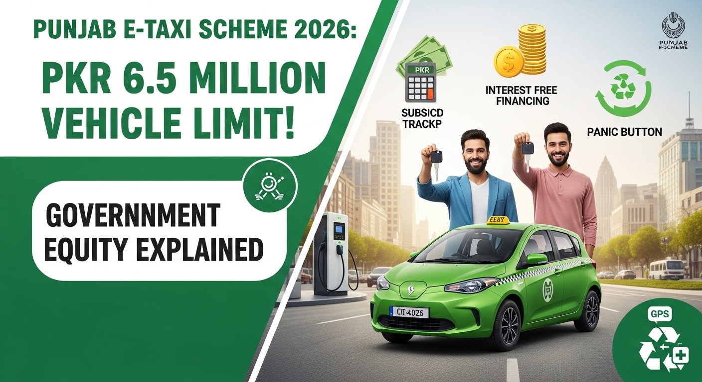 Punjab E-Taxi Scheme Maximum Vehicle Cost
