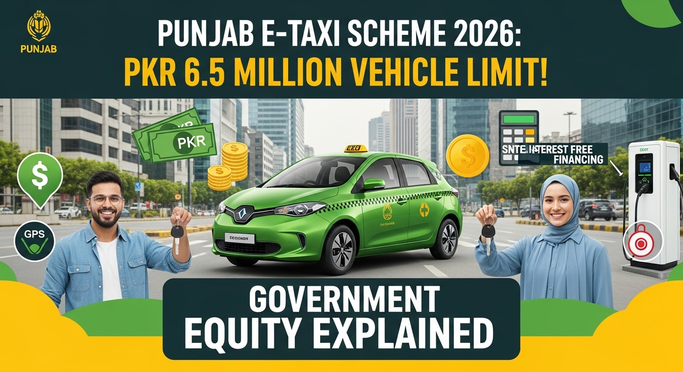 Punjab E-Taxi Scheme Maximum Vehicle Cost
